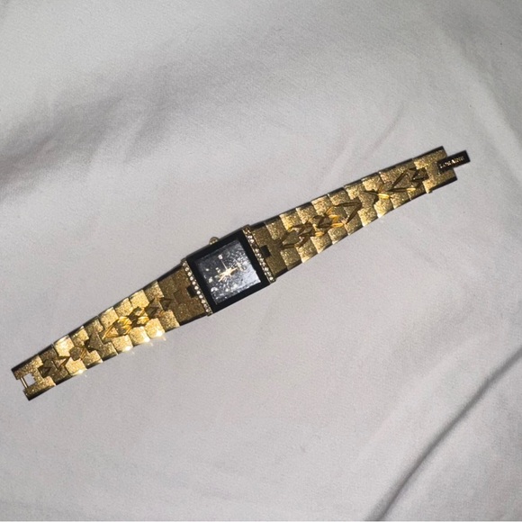 Gold and Black Starry Watch